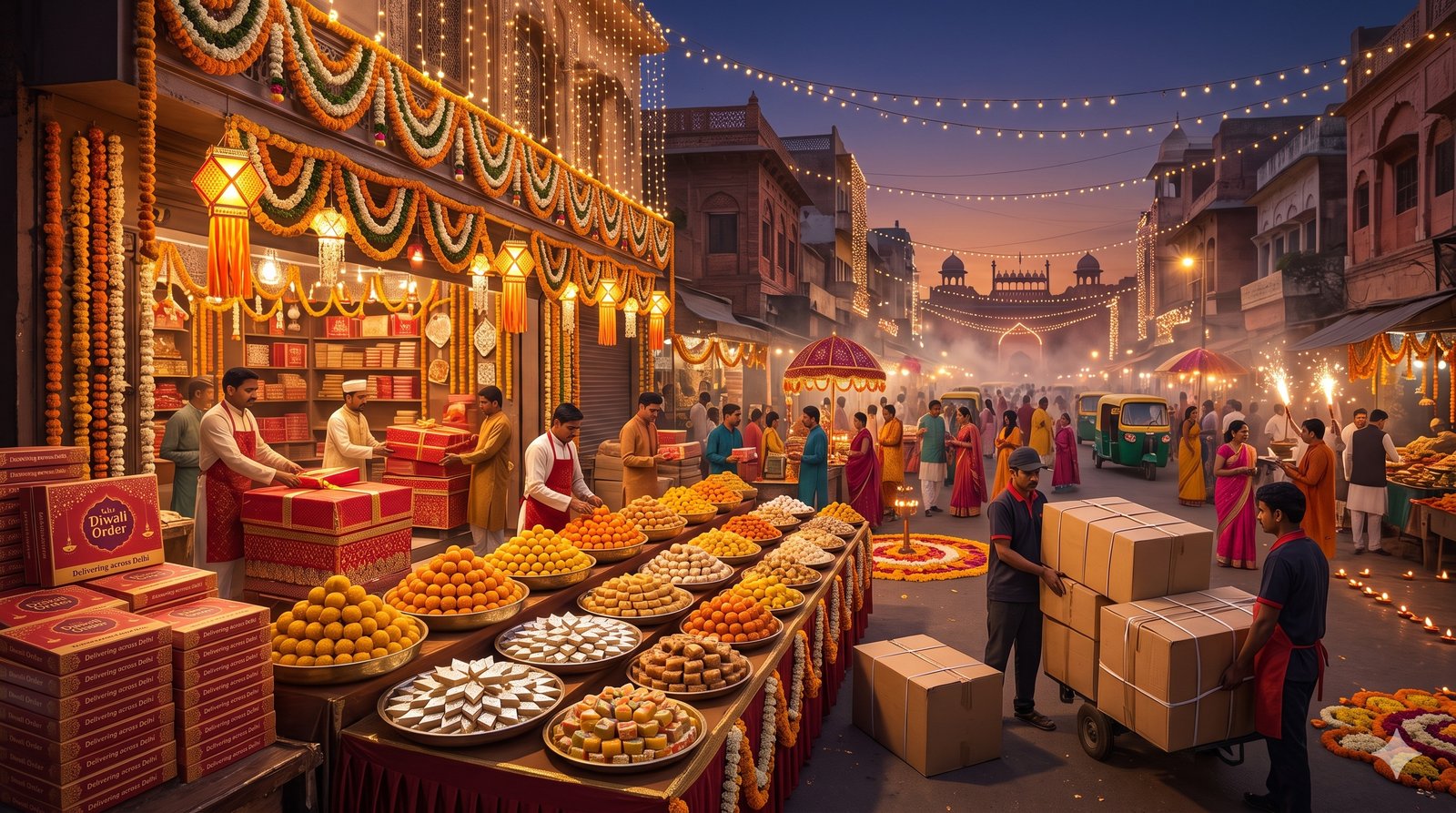 How to Plan Your Bulk Diwali Sweets Order in Delhi