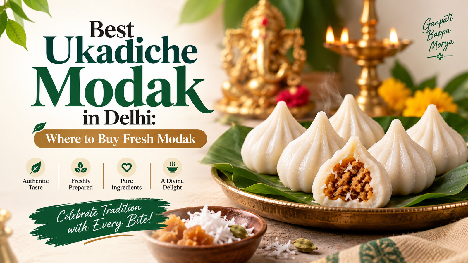 Best Ukadiche Modak in Delhi: Where to Buy Fresh Modak