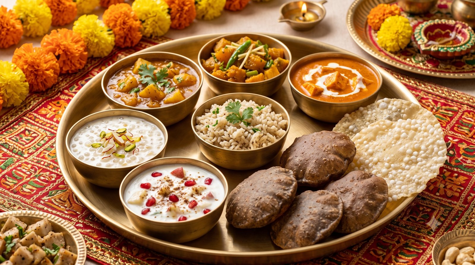 Navratri Special Thali in Madhu Vihar, Delhi | Made with Pure Ghee