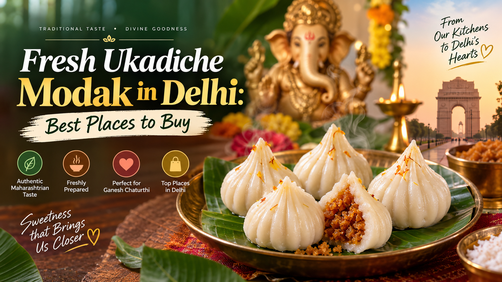 Fresh Ukadiche Modak in Delhi: Best Places to Buy